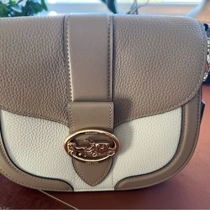 Like New coach Georgie Saddle Crossbody colorblock bag